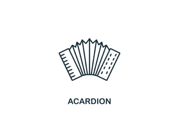Acardion Icon from Russia Collection: A Versatile Design Asset