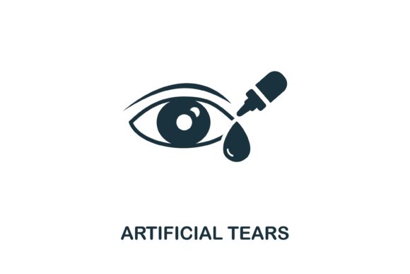 Artificial Tears Icon: A Versatile Design Asset for Modern Creatives