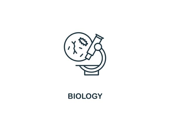Biology Icon: Science Collection Simplified