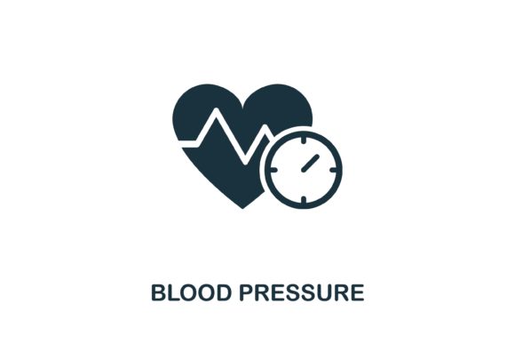 Blood Pressure Icon: A Versatile Design Asset for Medical and Health-Related Projects