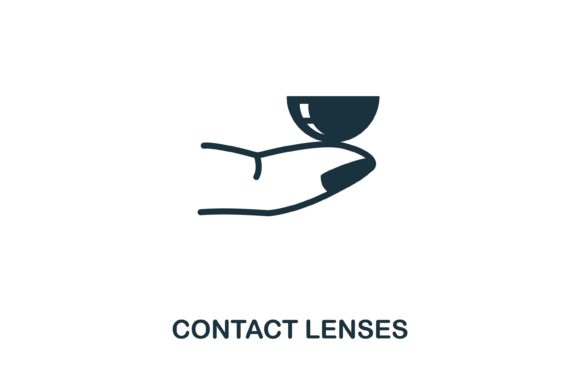 Contact Lenses Icon: A Versatile Design Asset for Modern Web Projects