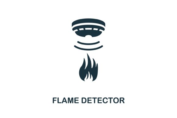 Flame Detector Icon: A Visual Tool for Safety and Design