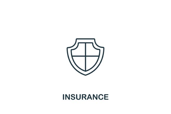Insurance Icon from Security Collection: A Practical Choice for Design Projects