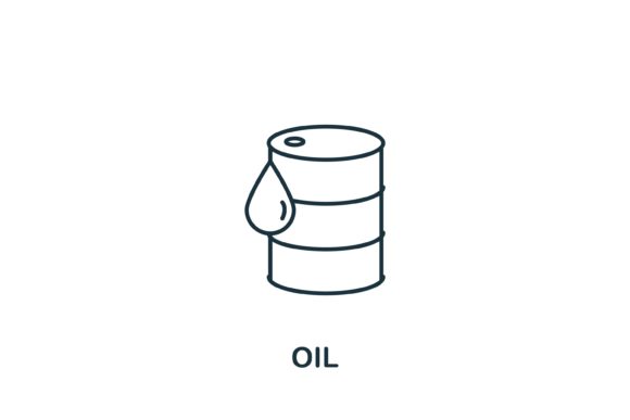 Oil Icon from Russia Collection: A Versatile Graphic Resource for Modern Design