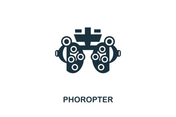 Phoropter Icon: A Versatile Design Element for Ophthalmology-Themed Visual Projects