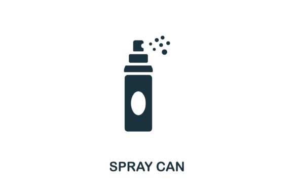 Spray Can Icon for Modern Design Projects