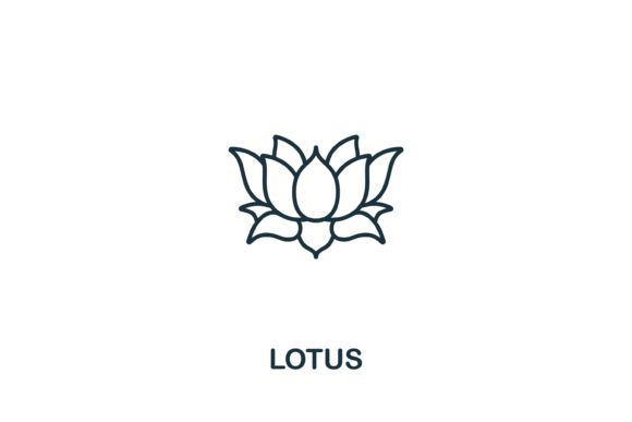 Strategic Use of the Lotus Icon from Spa Therapy Collection in Design and Branding