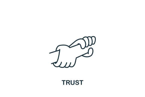 Trust Icon: Simple Design for Web and Branding